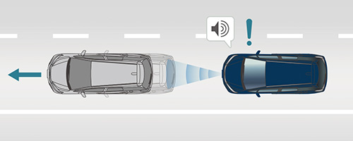 先行車発進お知らせ機能