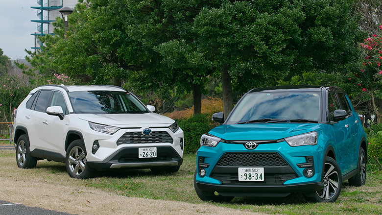 （比較試乗）トヨタの道具系SUV、選ぶならライズか、RAV4か？