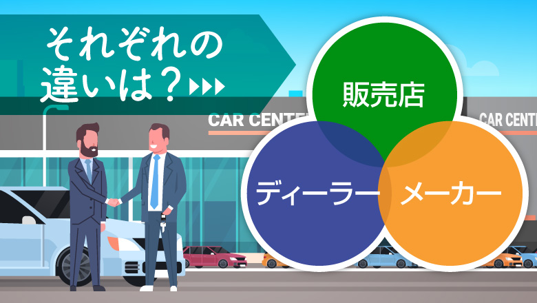 車のディーラーって何？サブディーラーやメーカーとの違いを徹底解説