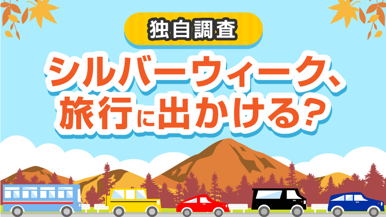 シルバーウィークの旅行について調査 60%の方が旅行しない。その50%はコロナが理由