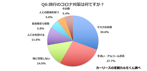 Q6.旅行のコロナ対策は何ですか？