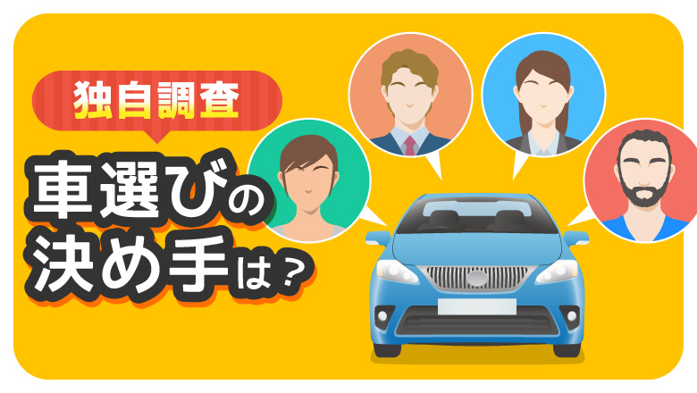 車選びの決め手調査