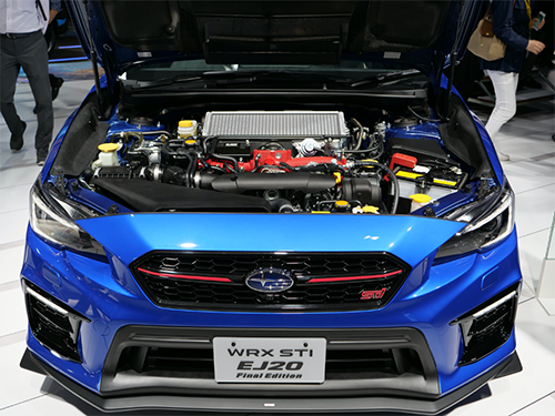 2位「WRX STI EJ20 Final Edition」名作エンジンを搭載した555台限定の最終モデル2