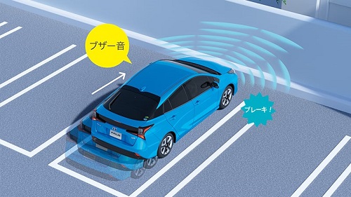 パーキングサポートブレーキ（前後方静止物）