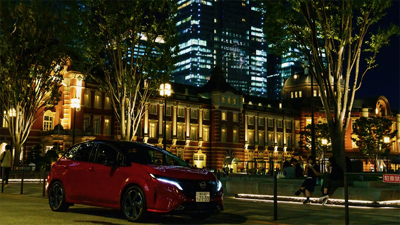 【日産ノートオーラ ✕ 東京夜景ドライブ ＆ すみずみまでチェック】最多販売グレードやボディカラーのレポートも