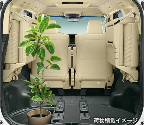 アルファードの荷室