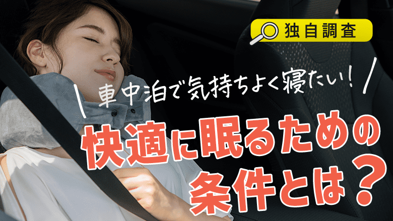 【車中泊の経験がある2,601人】 約６割が「気持ちよく寝られなかった」