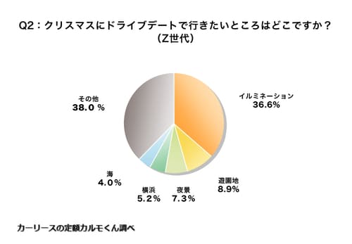 Q2.クリスマスにドライブデートで行きたいところはどこですか_Z世代