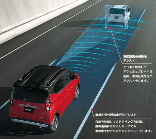 高速道路 同一車線運転支援技術「マイパイロット」（G Premium、T Premiumに標準装備）とは