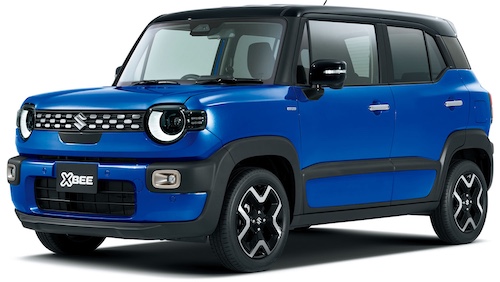 HYBRID MZフロンティアブルーパールメタリック ブラック2トーンルーフ | オートナビガイド スズキクロスビーMCモデル_202510