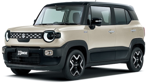 HYBRID MZキャラバンアイボリーパールメタリック ブラックタフ2トーン | オートナビガイド スズキクロスビーMCモデル_202510