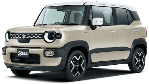 HYBRID MZキャラバンアイボリーパールメタリック ホワイト2トーンルーフ | オートナビガイド スズキクロスビーMCモデル_202510