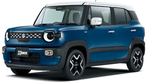 HYBRID MZミスティックブルーメタリック ホワイト2トーンルーフ | オートナビガイド スズキクロスビーMCモデル_202510