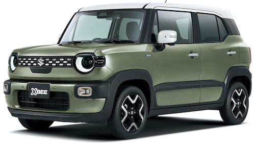 HYBRID MZタフカーキパールメタリック ホワイト2トーンルーフ | オートナビガイド スズキクロスビーMCモデル_202510